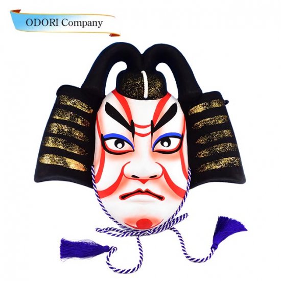 お面 隈取り くまどり 紐式 歌舞伎 筋隈 おめん オメン 祭り 和風 舞踊衣装 和装小物 舞台用品 よさこい衣裳の Odori Company