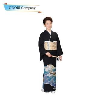 セミオーダー 留袖 仕立て上がり 着物(きもの)黒留袖 国内染仕立て代込 洗える留袖