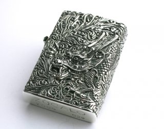 ɥ饴󡦥åݡʥС : Dragon Zippo (Silver)