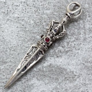 奨ɡСɡɡӡʥͥåȡ : Jeweled Bird Dorje Dagger S (Garnet)