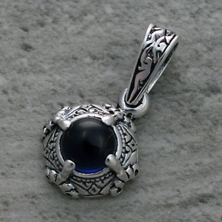 ߥå饦ɡڥȣӡʥ󥻥ƥåե : Islamic Round Pendant S (Synthetic Sapphire)