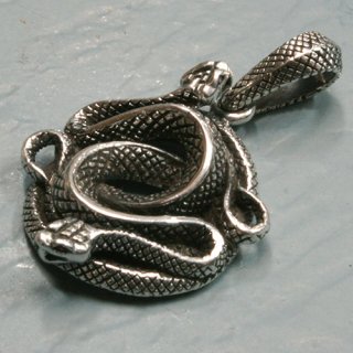 ֥롦͡ڥ : Double Snake Pendant