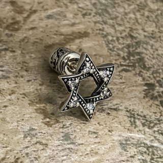 塼å塦ԥʥۥ磻CZ : Jewish Star Stud (White CZ)