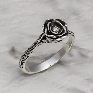 쥬ȡ󥰣ӡʥۥ磻ȥɡ : Elegant Rose Ring S (White Diamond)