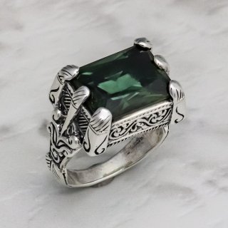 ߥå󥰡ʥ꡼󥯥ġ : Islamic Ring (Green Quartz)