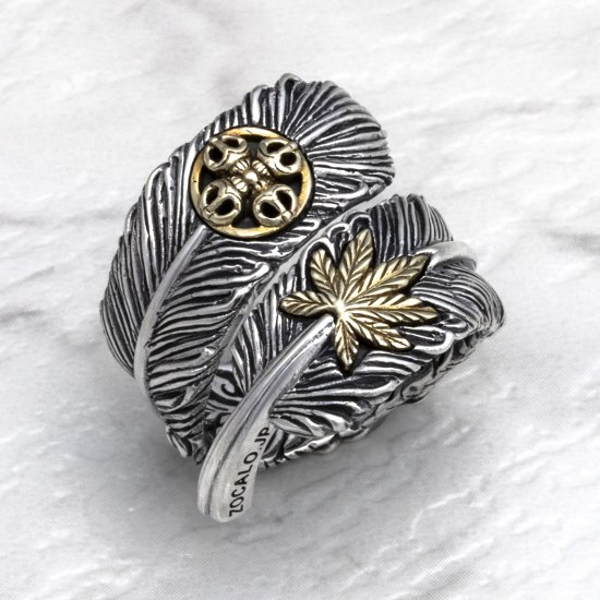 ＣＢＤ・フェザー・リング : CBD Feather Ring - ZOCALO ONLINE SHOP