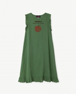 The Animals Observatory COW KIDS DRESS GREEN PEACH /30%OFF<img class='new_mark_img2' src='https://img.shop-pro.jp/img/new/icons38.gif' style='border:none;display:inline;margin:0px;padding:0px;width:auto;' />