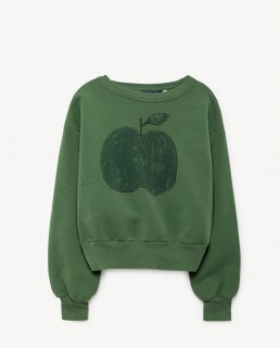 The Animals Observatory BEAR KIDS SWEATSHIRT GREEN APPLE /30%OFF<img class='new_mark_img2' src='https://img.shop-pro.jp/img/new/icons38.gif' style='border:none;display:inline;margin:0px;padding:0px;width:auto;' />