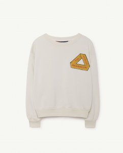 <img class='new_mark_img1' src='https://img.shop-pro.jp/img/new/icons23.gif' style='border:none;display:inline;margin:0px;padding:0px;width:auto;' />30%OFF/The Animals Observatory BEAR KIDS SWEATSHIRT WHITE