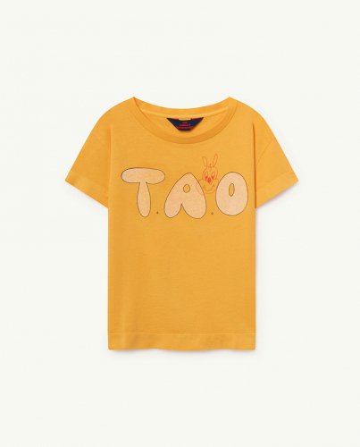 The Animals Observatory ROOSTER KIDS T-SHIRT YELLOW TAO