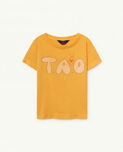 The Animals Observatory ROOSTER KIDS T-SHIRT YELLOW TAO