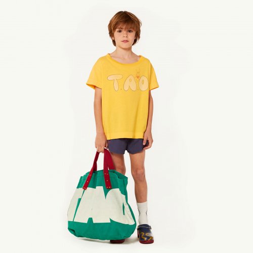 The Animals Observatory ROOSTER KIDS T-SHIRT YELLOW TAO