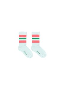 tinycottons stripes medium socks  /light-mint