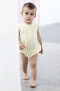 TOCOTO VICKEY SQUARES ROMPER<img class='new_mark_img2' src='https://img.shop-pro.jp/img/new/icons47.gif' style='border:none;display:inline;margin:0px;padding:0px;width:auto;' />