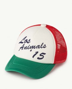 <img class='new_mark_img1' src='https://img.shop-pro.jp/img/new/icons14.gif' style='border:none;display:inline;margin:0px;padding:0px;width:auto;' />The Animals Observatory NYLON HAMSTER KIDS CAP GREEN/RED