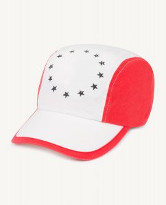The Animals Observatory HAMSTER KIDS CAP RED/ WHITE
