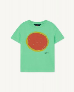 30%OFF/The Animals Observatory ROOSTER KIDS T-SHIRT GREEN SUN