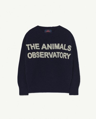 The Animals Observatory BULL KIDS SWEATER BLUE ANIMALS