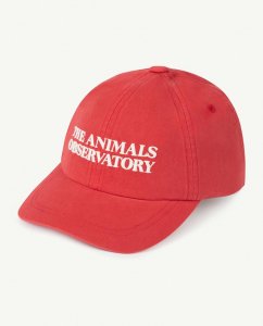 The Animals Observatory HAMSTER KIDS CAP RED
