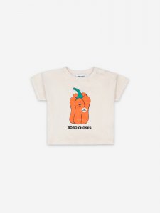 20%OFF!!BOBO CHOSES BABY Vote For Pepper Short Sleeve T-shirt