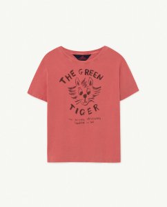 The Animals Observatory ROOSTER KIDS T-SHIRT Red Tiger