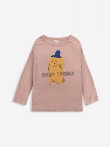 20%OFF!BOBO CHOSES Dog In A Hat long sleeve T-shirt