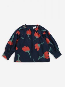 30%OFF!BOBO CHOSES Big Flowers woven blouse