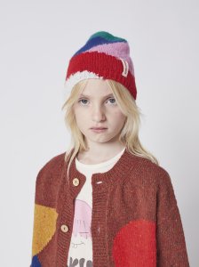 20%OFF!BOBO CHOSES Multi Color Block knitted beanie