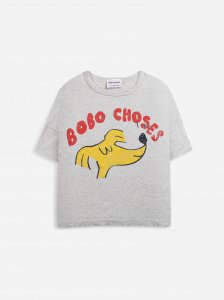 20%OFF!!BOBO CHOSES Sniffy Dog short sleeve Tshirt KIDS