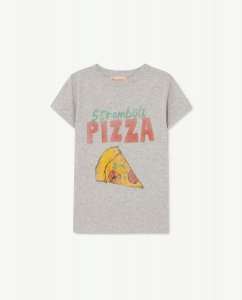 The Animals Observatory HIPPO KIDS T-SHIRT PIZZA
