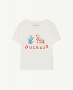 The Animals Observatory ROOSTER KIDS T-SHIRT WHITE DUCHESS