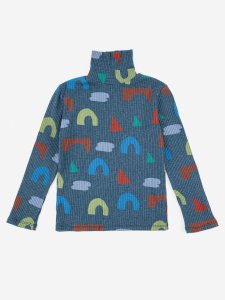 BOBO CHOSES Playful all over turtle neck T-shirt