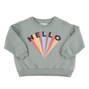 20%OFF!!piupiuchick  unisex sweatshirt hello print