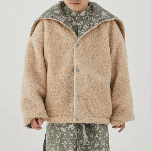 店舗良い TEN. MOUN leaf STORE THE W - hoodie sailor boa x camo ジャケット・ブルゾン