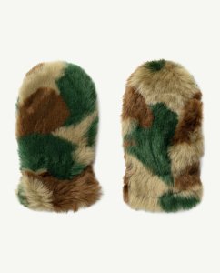 20%OFF!!The Animals Observatory FUR GLOVES  CAMO