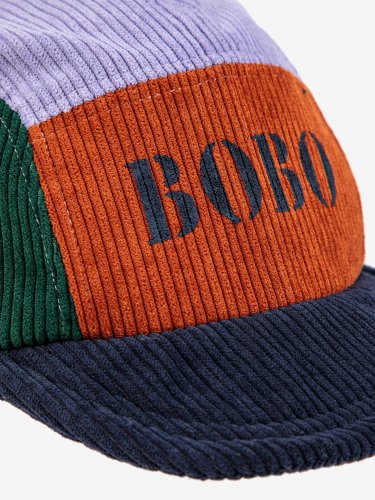 BOBO CHOSES Bobo Color Block corduroy cap - W THE STORE