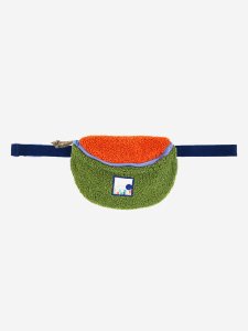 BOBO CHOSES Color block sheepskin belt pouch