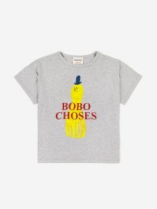 20%OFF!!BOBO CHOSES Yellow Squid Tshirt 