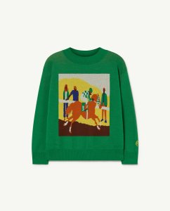 30%OFF!!The Animals Observatory BULL knit tops green