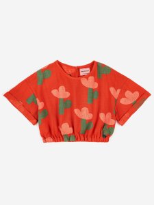 30%OFF!!BOBO CHOSES Seaflower all over woven ruffle top