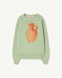 <img class='new_mark_img1' src='https://img.shop-pro.jp/img/new/icons14.gif' style='border:none;display:inline;margin:0px;padding:0px;width:auto;' />The Animals Observatory SHARK KIDS SWEATSHIRT SOFT GEEN