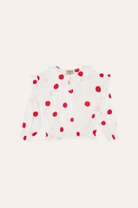20%OFF!!THE CAMPAMENTO Red Dots Blouse