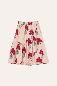 30%OFF!!THE CAMPAMENTO Flowers Pink Kids Skirt