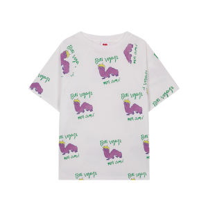 20%OFF!!FRESH DINOSAURS Gusano all over Oversize T-shirt