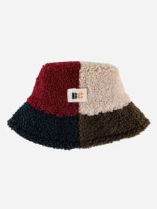 BOBO CHOSES Color Block sheepskin hat