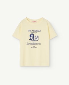 The Animals Observatory ROOSTER KIDS TSHIRT Soft Yellow