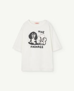 The Animals Observatory ROOSTER OVERSIZE KIDS TSHIRT White