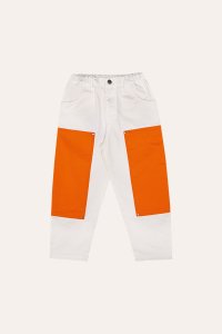THE CAMPAMENTO ORANGE PATCH KIDS TROUSERS