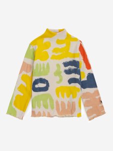 <img class='new_mark_img1' src='https://img.shop-pro.jp/img/new/icons14.gif' style='border:none;display:inline;margin:0px;padding:0px;width:auto;' />BOBO CHOSES Carnival all over long sleeve T-shirt