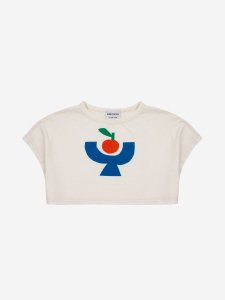<img class='new_mark_img1' src='https://img.shop-pro.jp/img/new/icons14.gif' style='border:none;display:inline;margin:0px;padding:0px;width:auto;' />BOBO CHOSES BC Tomato Plate cropped T-shirt